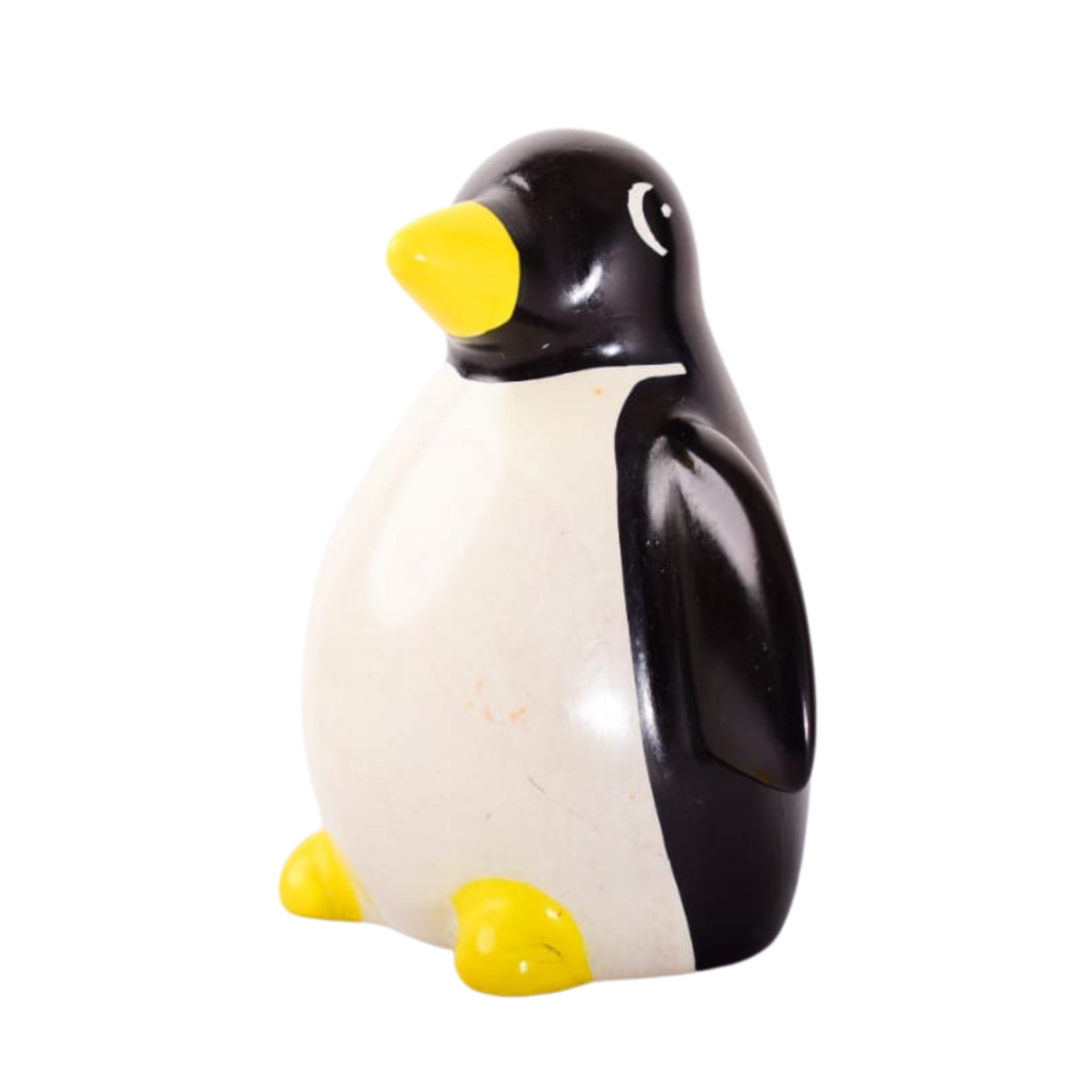 Soapstone Black and White Penguin