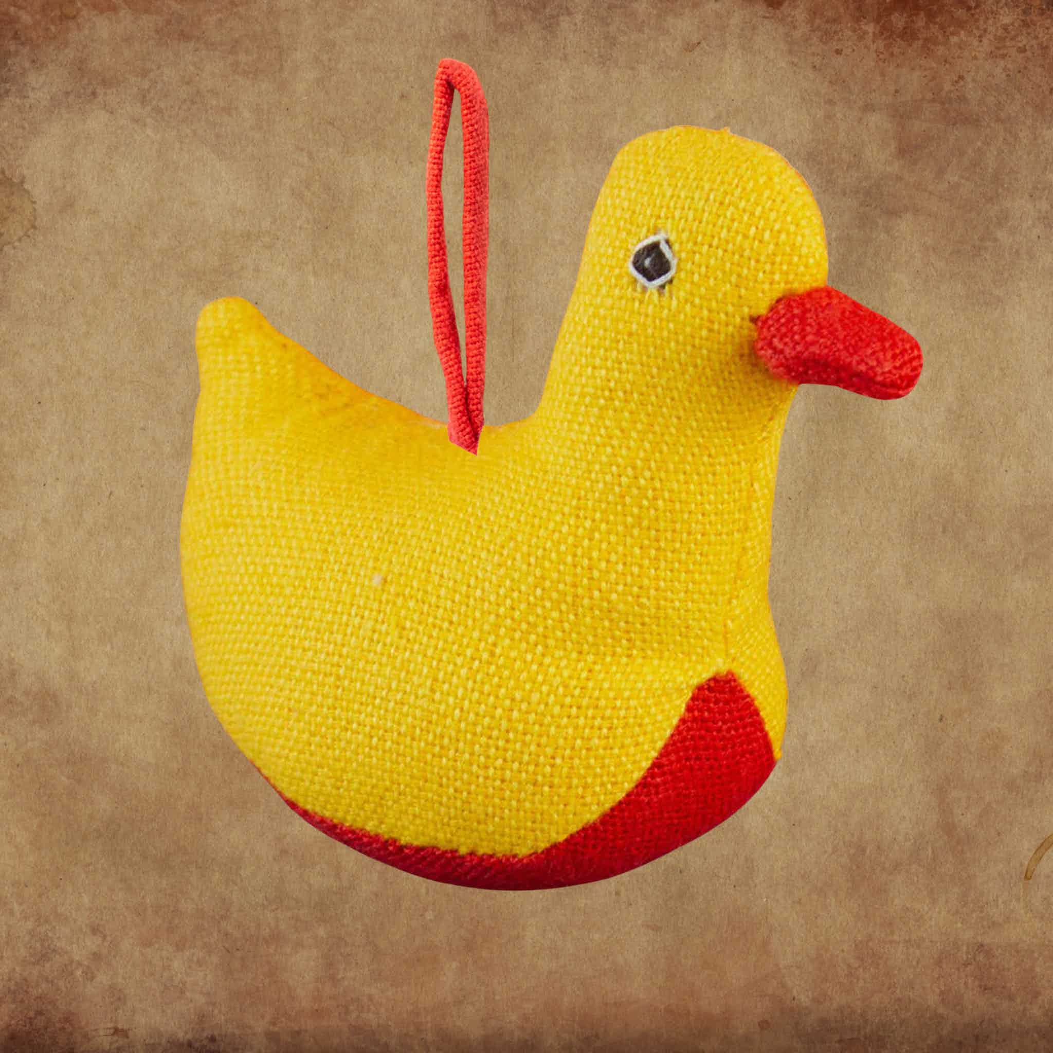 Fabric Ornament Duck