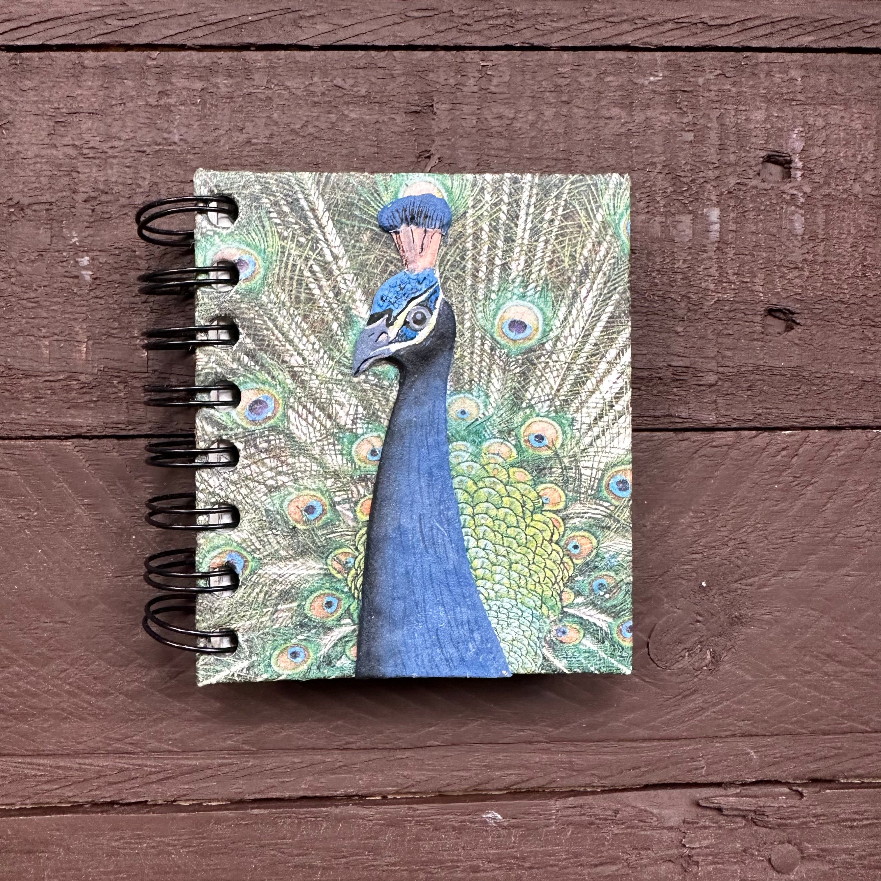 Small Notebook Peacock