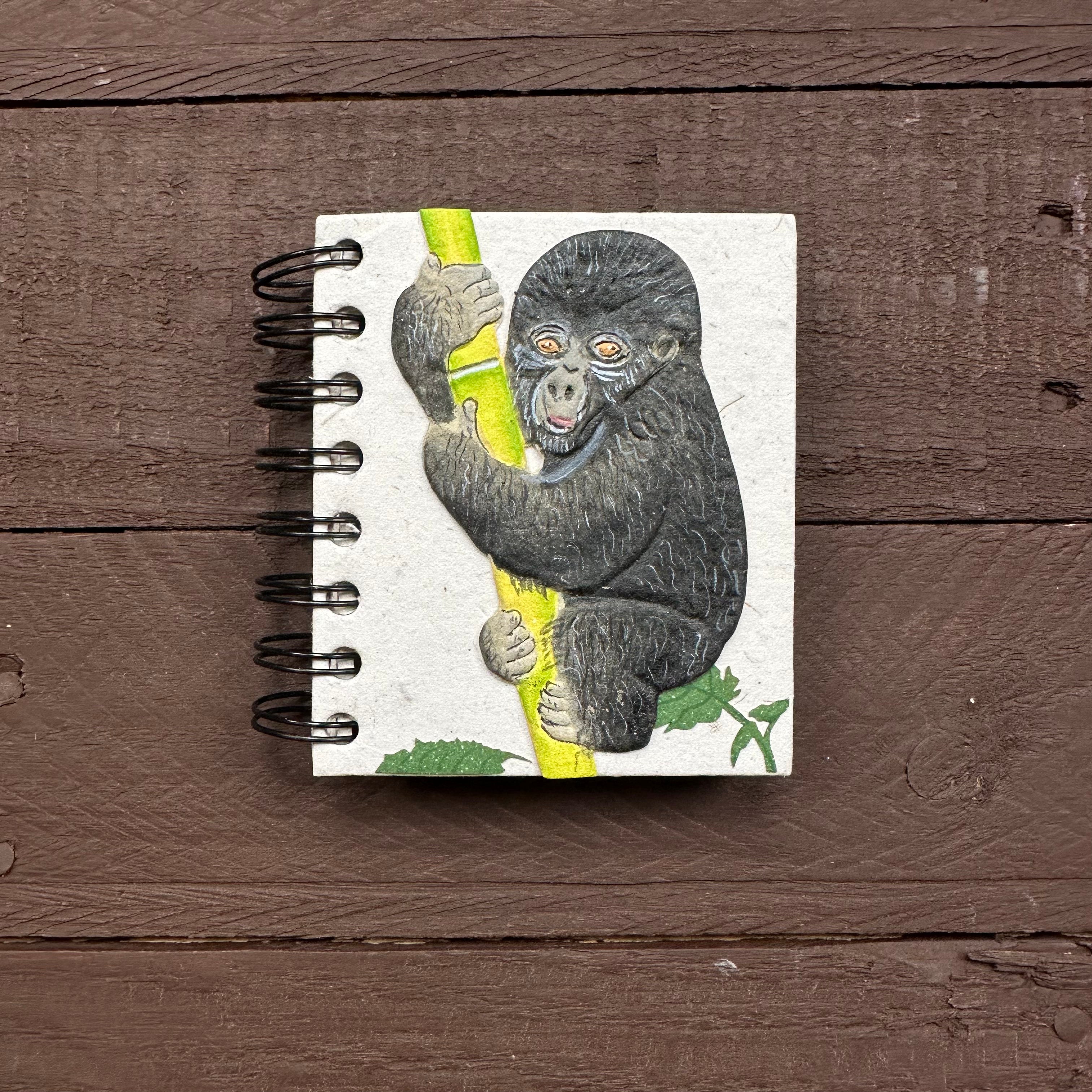 Small Notebook Baby Gorilla