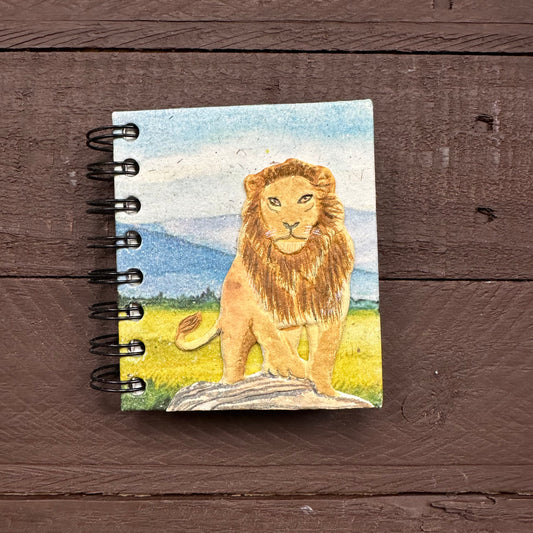 Small Notebook Lion (w)