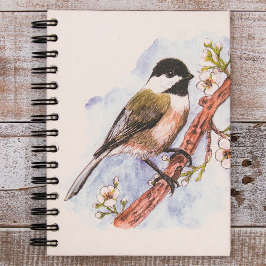 Large Notebook Chickadee Sketch