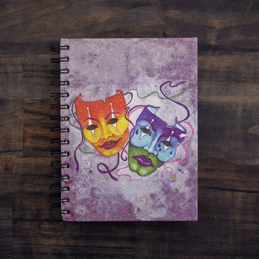 Large Notebook Comedy Tragedy