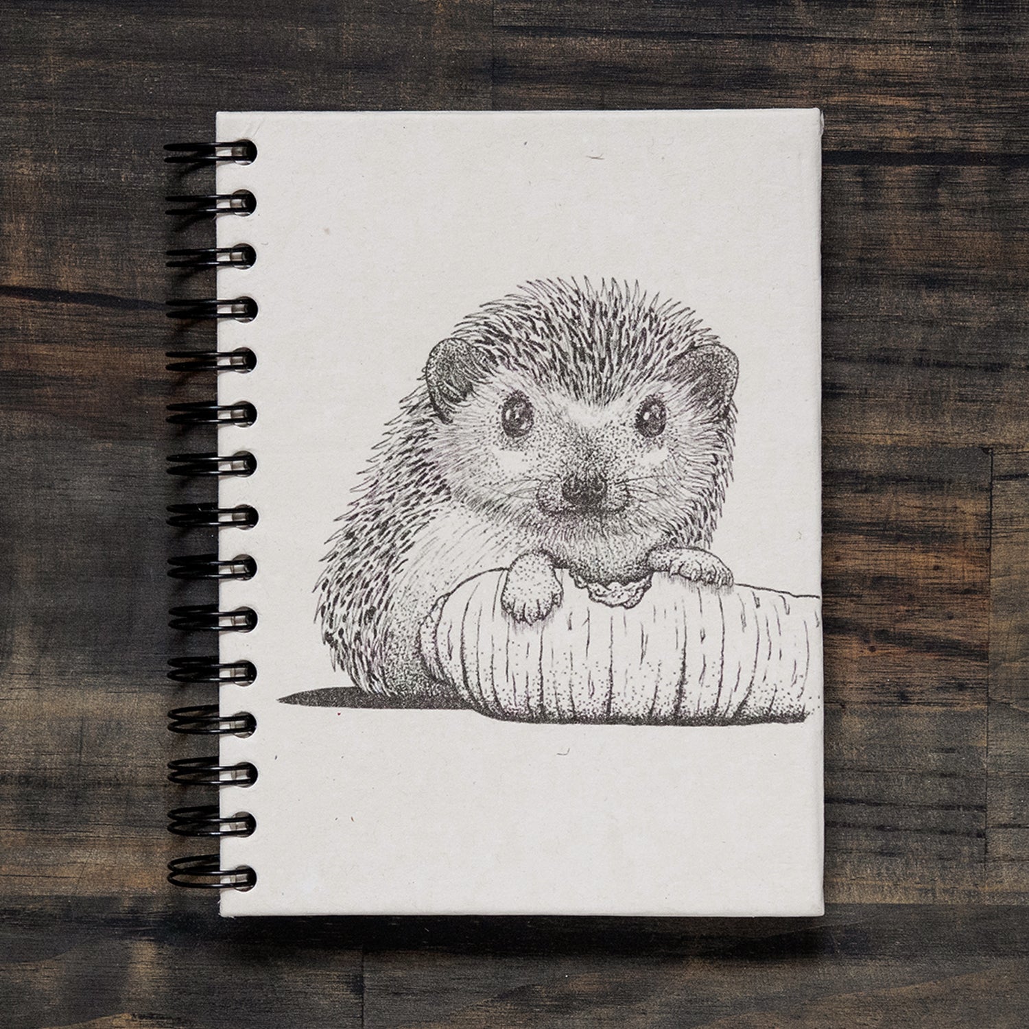 Large Notebook Hedgehog Sketch