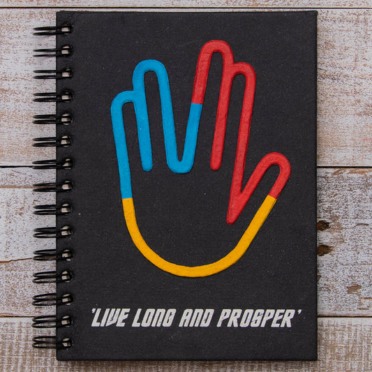 Large Notebook Vulcan Salute