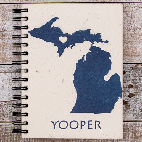 Large Notebook Michigan Yooper