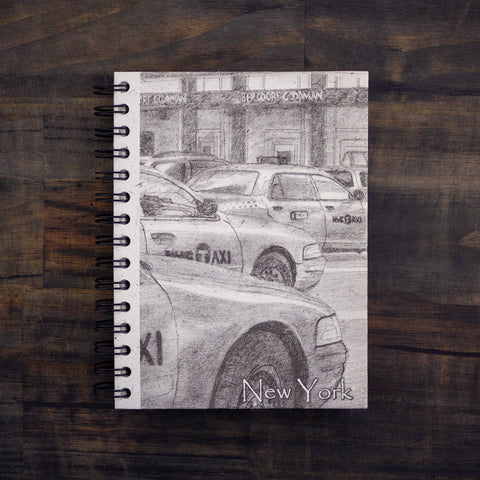Large Notebook NYC Taxi Sketch