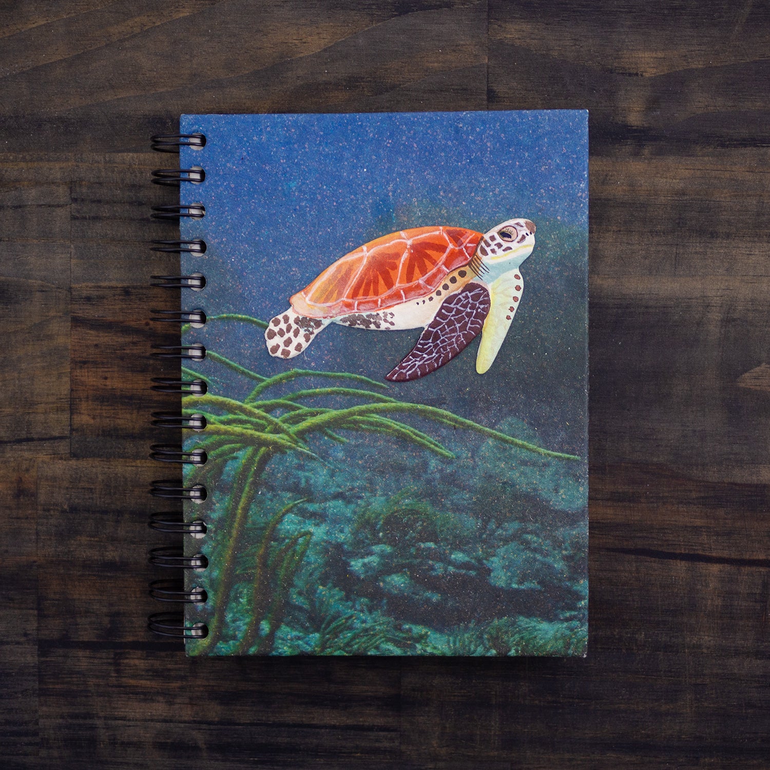 Large Notebook Sea Turtle Embossed
