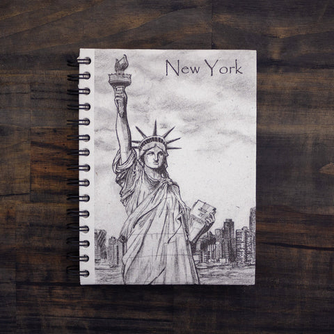 Large Notebook Statue of Liberty Sketch
