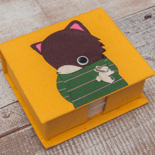 Note Box Freddy the Fox Yellow