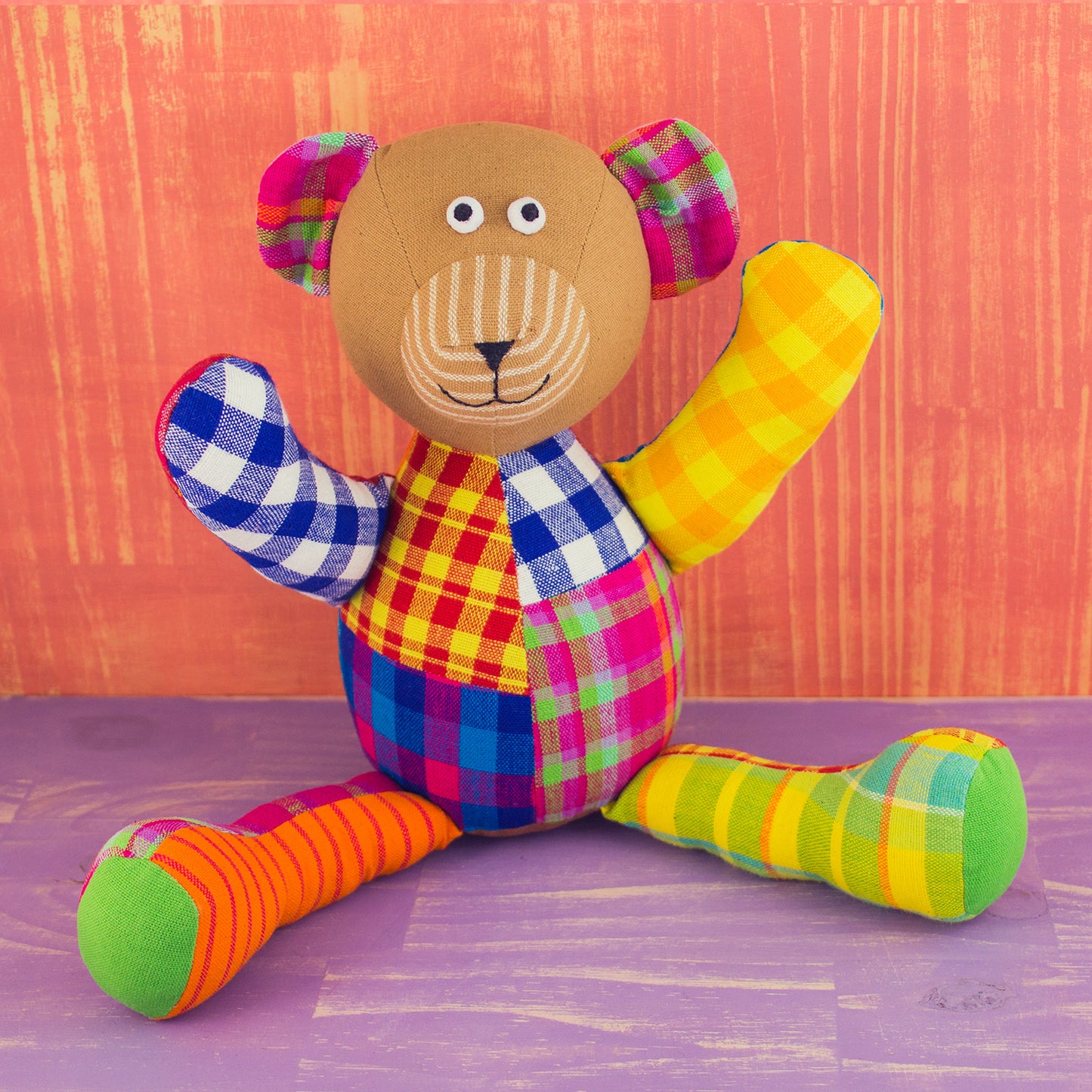 Patchwork Doll Bear Large
