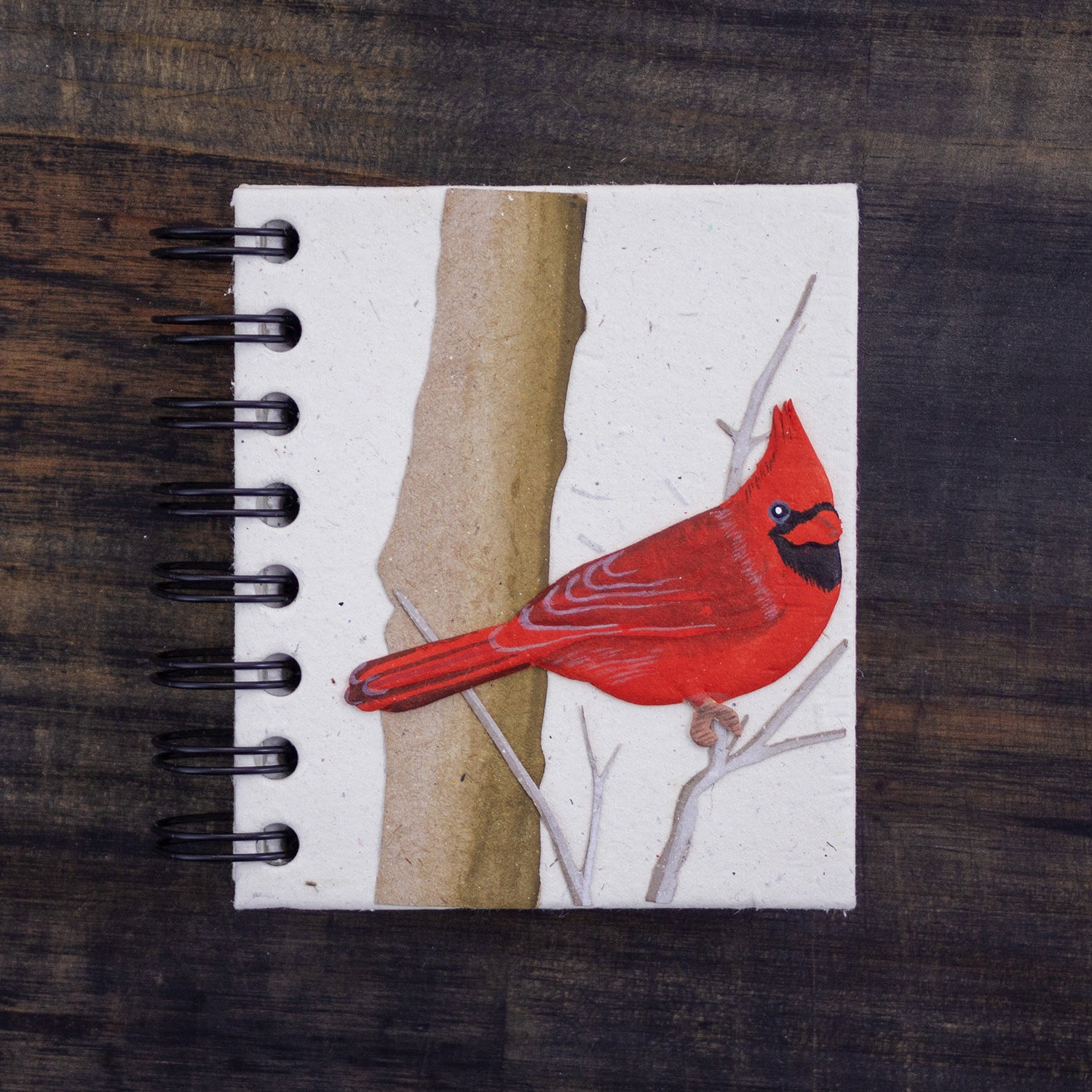 Small Notebook Cardinal Embossed