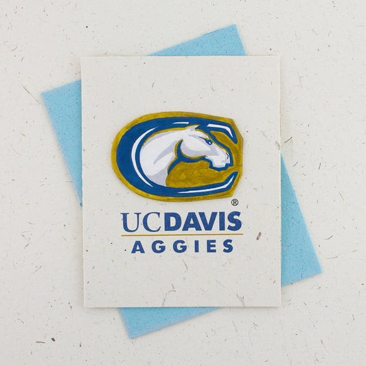 Single Greeting Card UC Davis Aggies