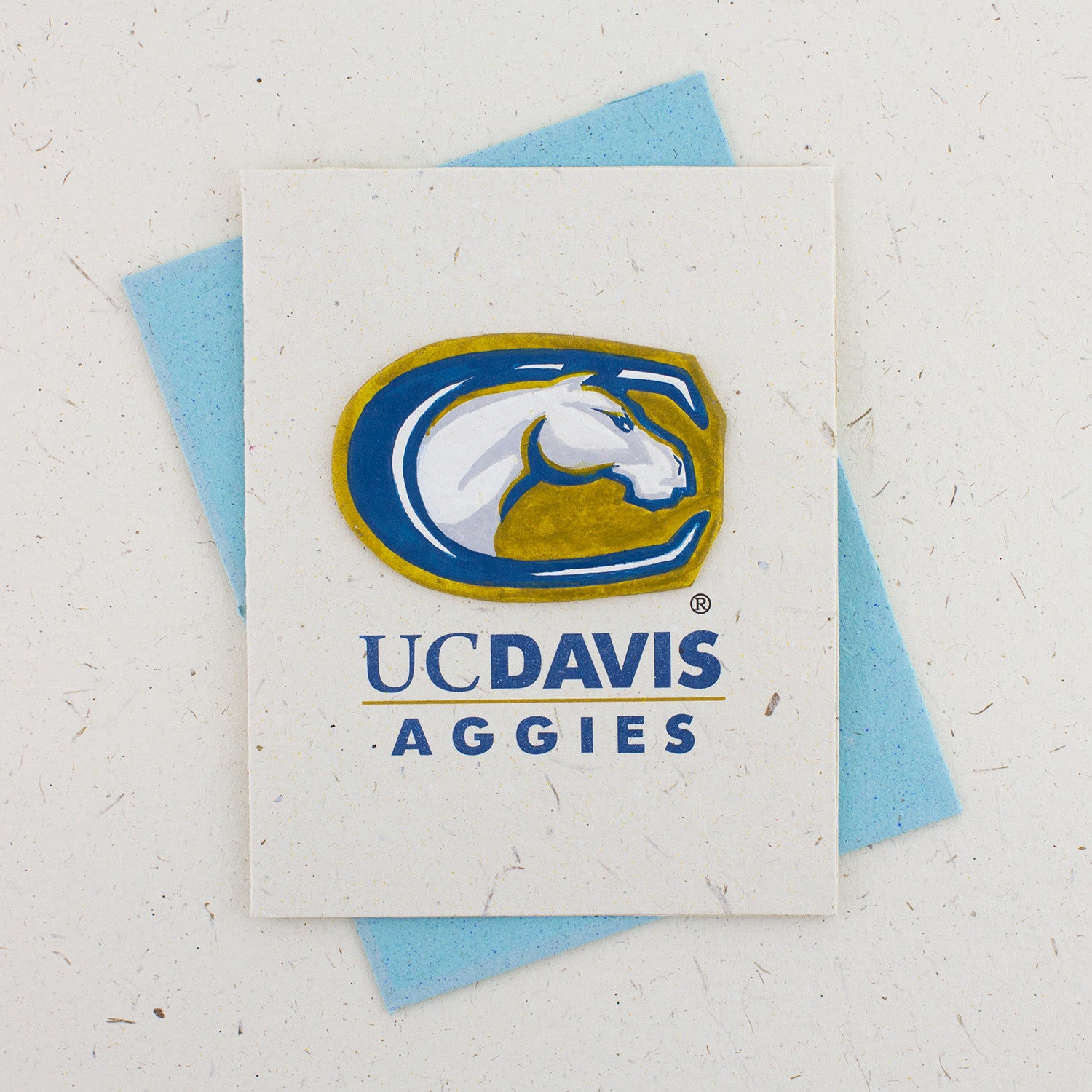 Single Greeting Card UC Davis Aggies